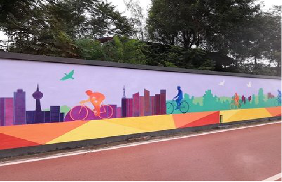 中江墙体彩绘-围墙