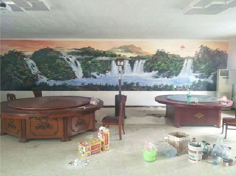 中江墙绘-写实风景