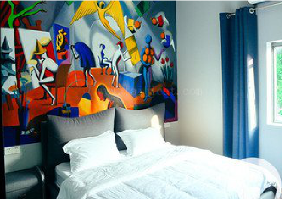 中江对于酒店的墙体彩绘而言更注重哪些方面?